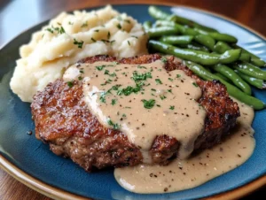 venison cube steak recipes plate