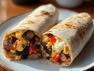 Protein Breakfast Burrito recipe