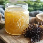 Sea moss gel recipe in a jar picture