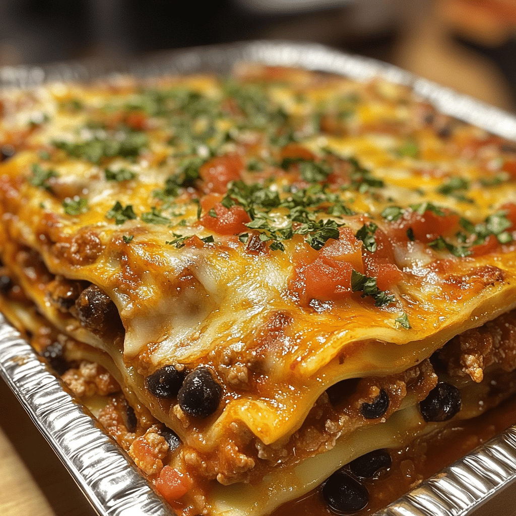 Savory Mexican Lasagna
