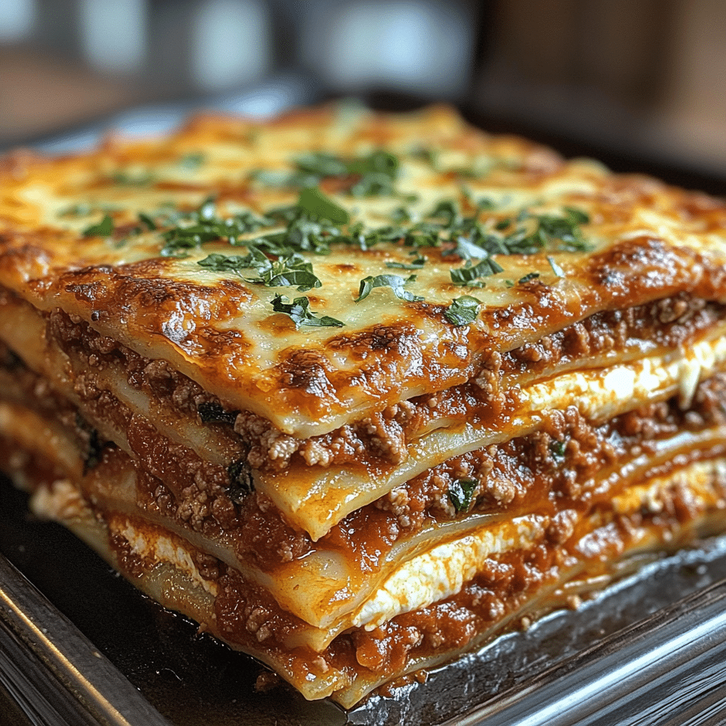 Cheesy Italian Lasagna