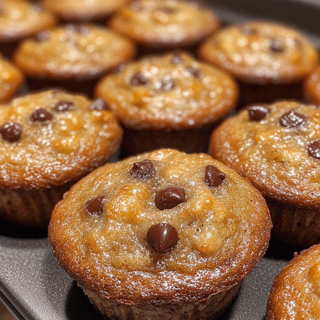Moist Banana Bread Muffins