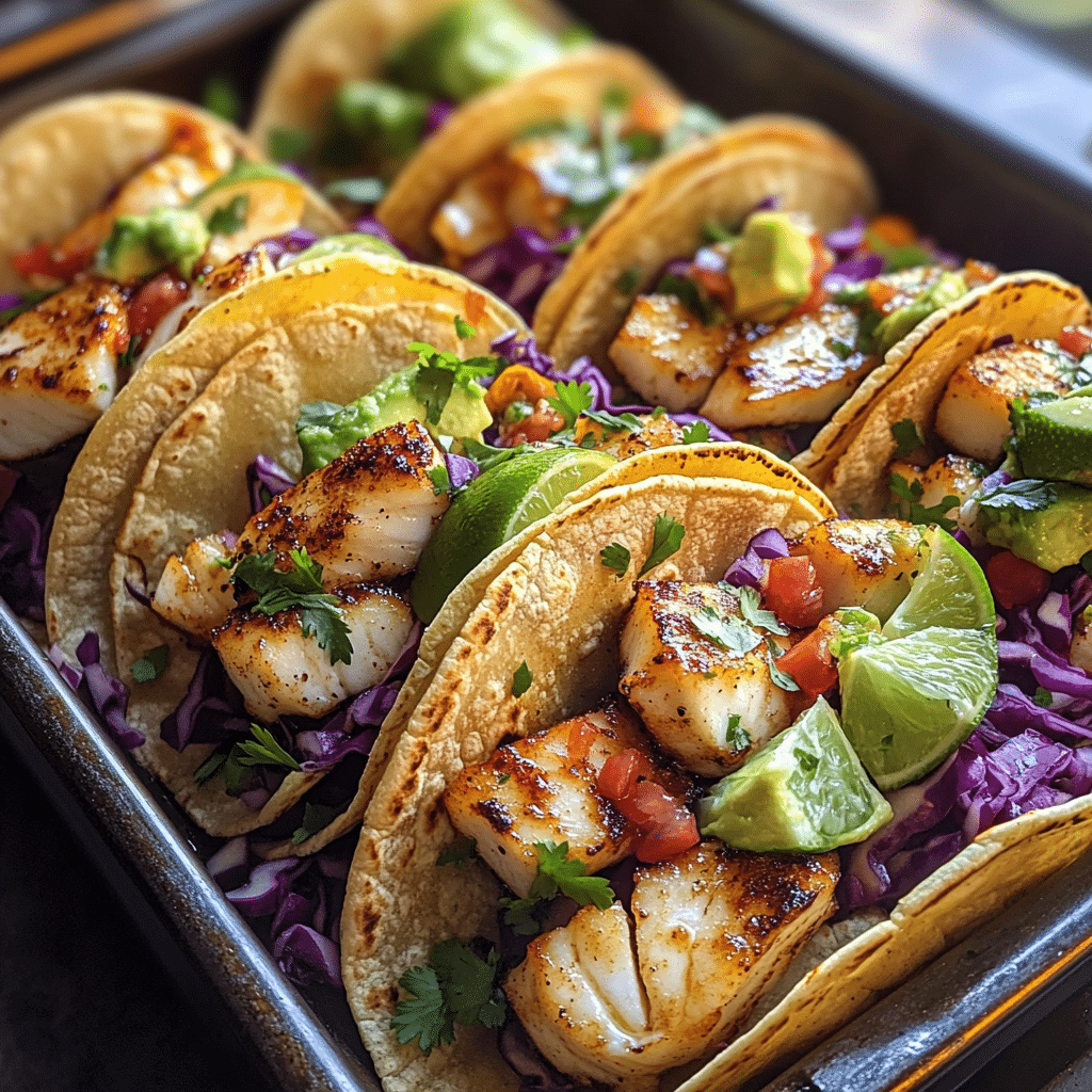 Halibut Tacos