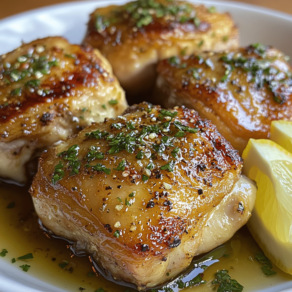 Crispy Garlic Herb Chicken Thighs in the Air Fryer