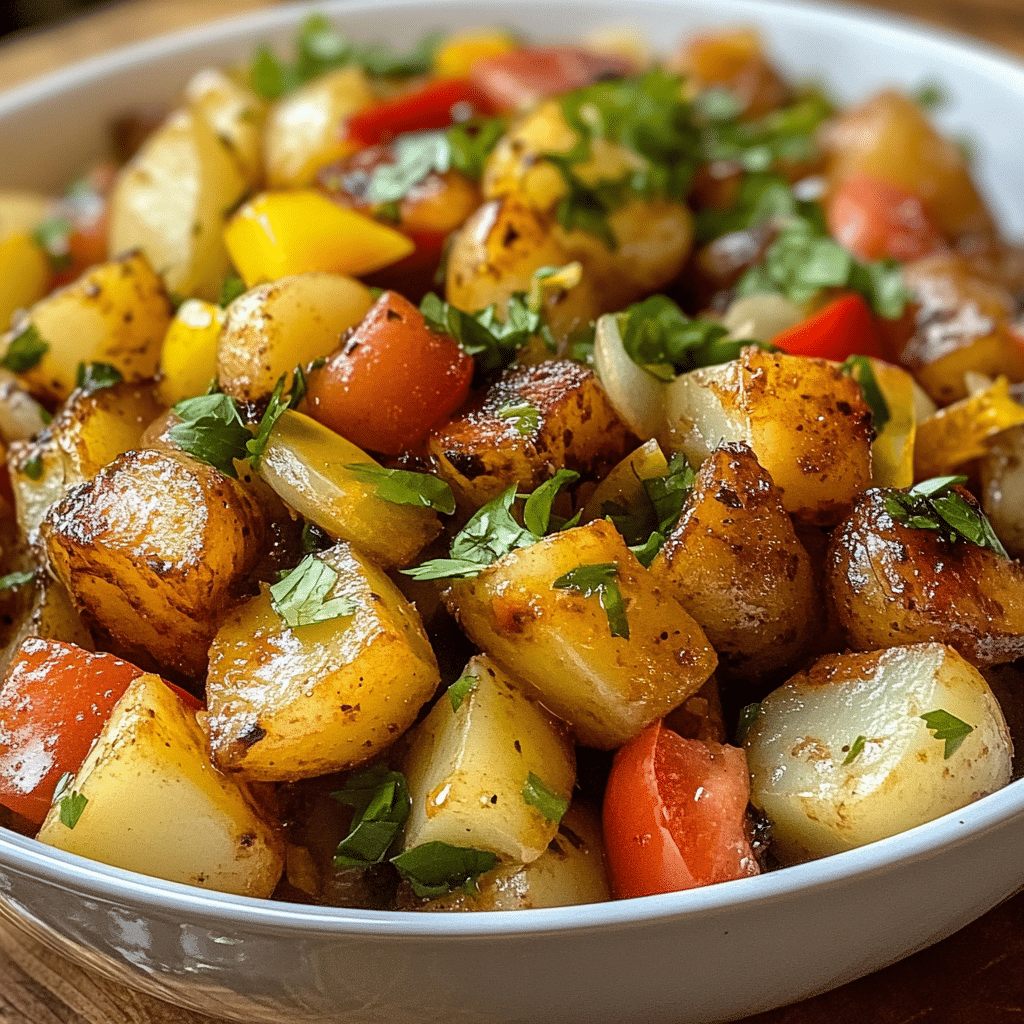 Tangy Mustard Potato Salad with Herbs and Crunchy Veggies