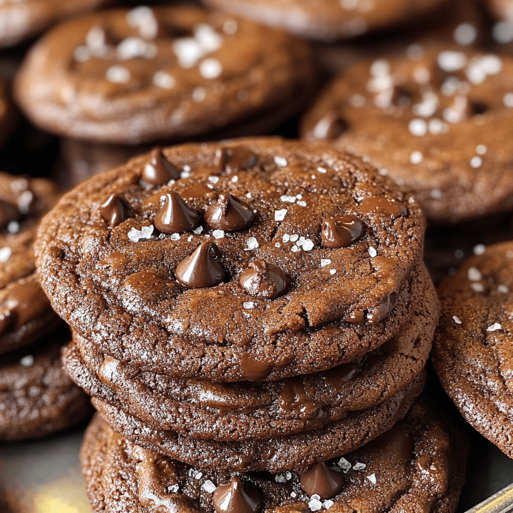 Warm Double Chocolate Chip Cookie Bliss