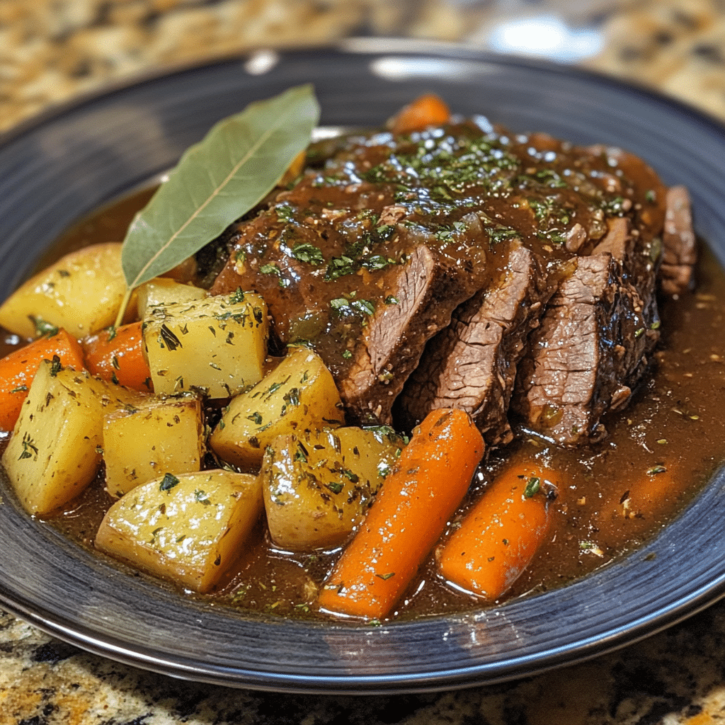 Savory Herb-Infused Crock Pot Chuck Roast Recipe Delight