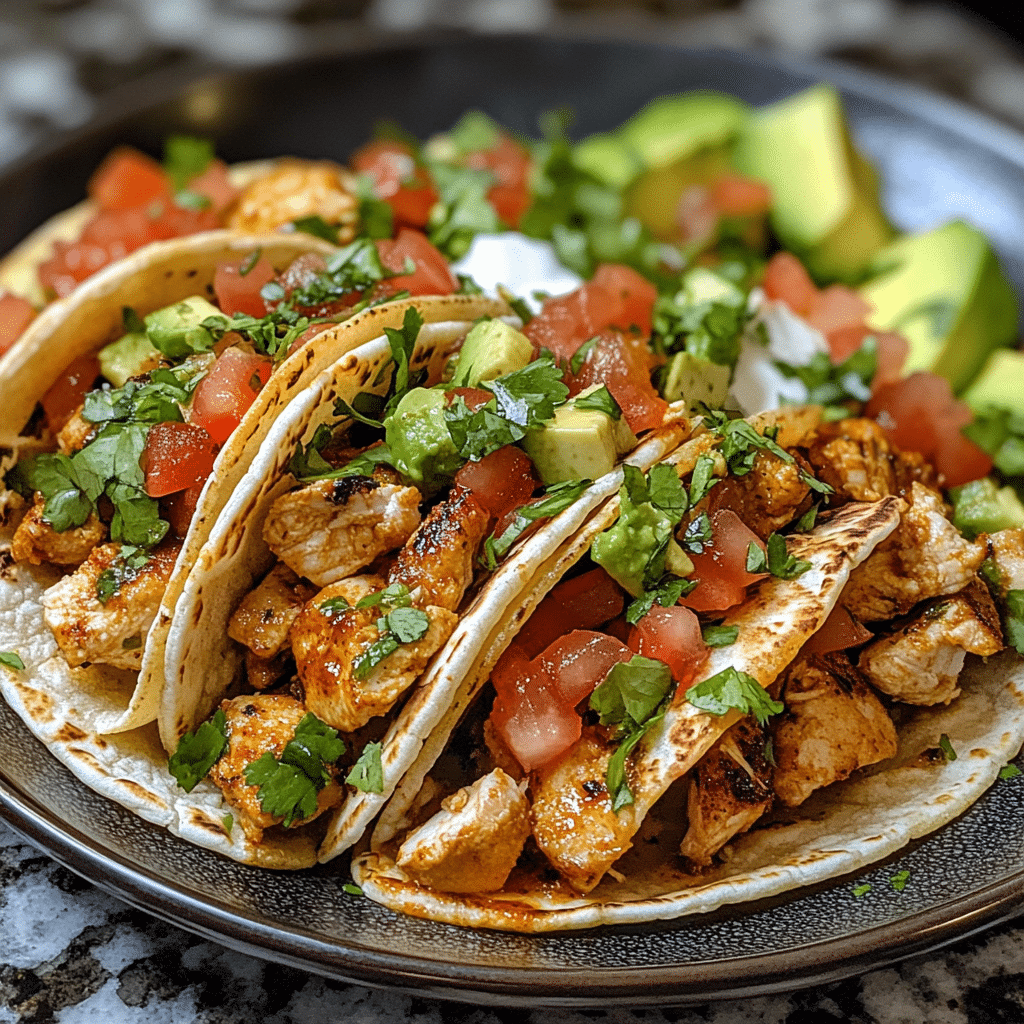Homemade Chicken Tacos