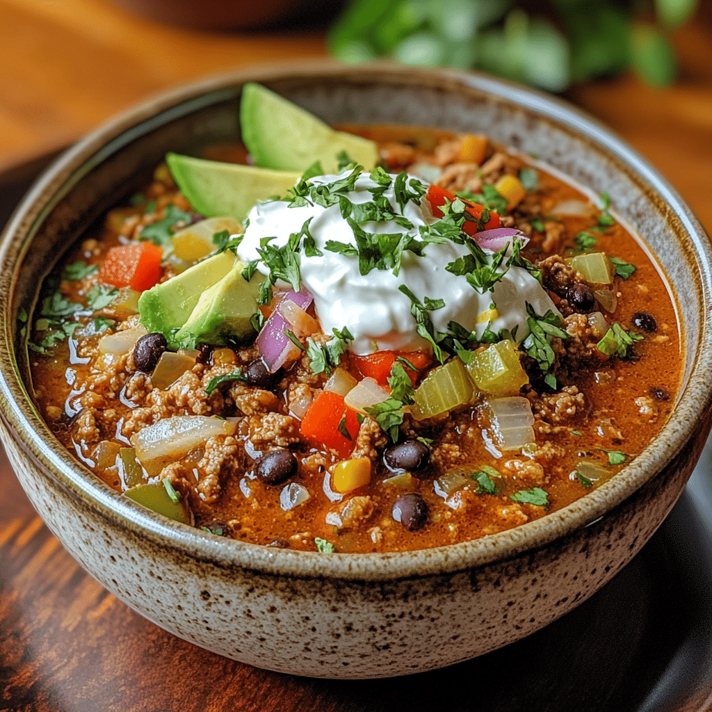 Low Carb Taco Soup Magic