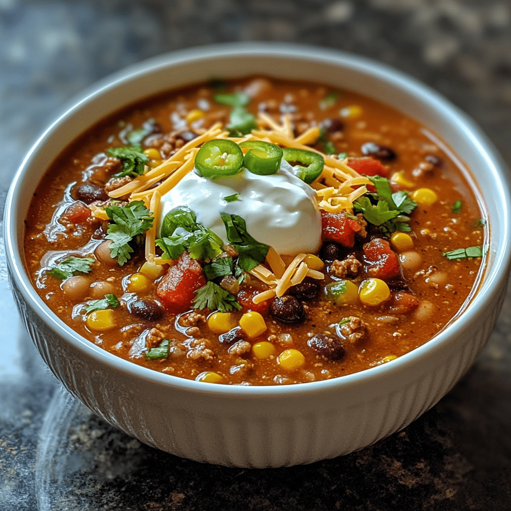 7 Can Taco Soup