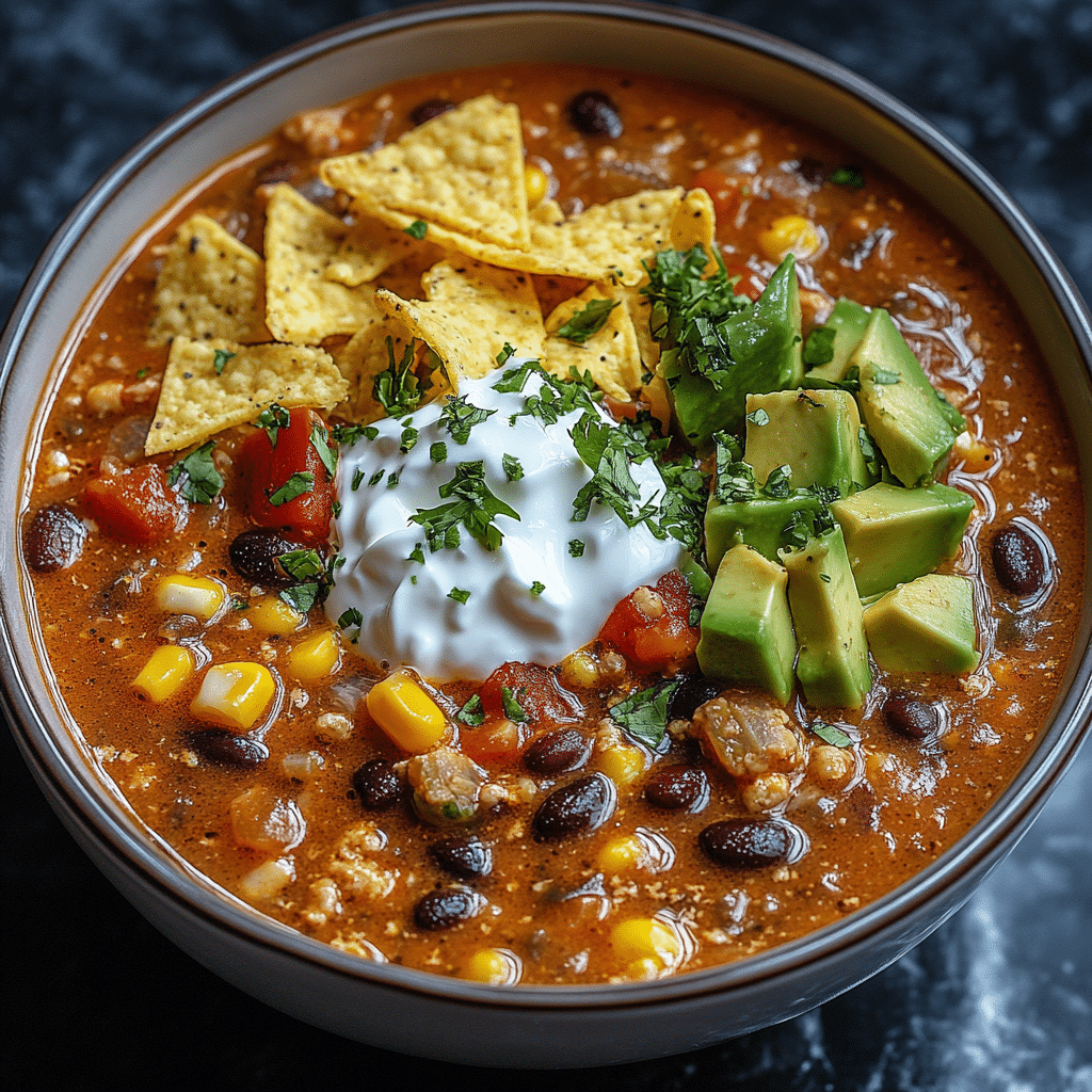Lusciously Creamy Taco Soup