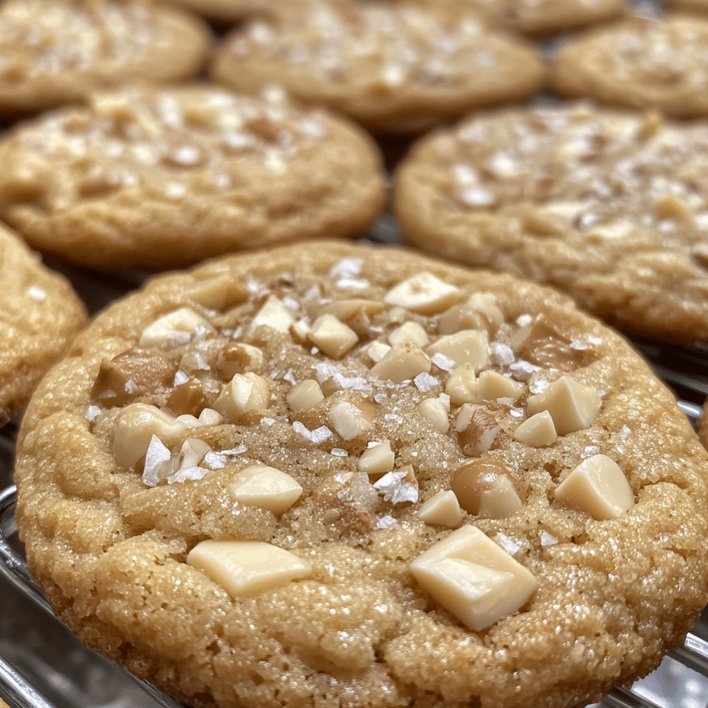 Irresistibly Chewy White Chocolate Chip Cookies with Macadamia Nuts