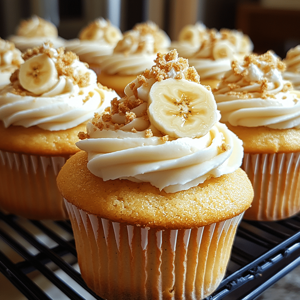 Banana Pudding Cupcakes
