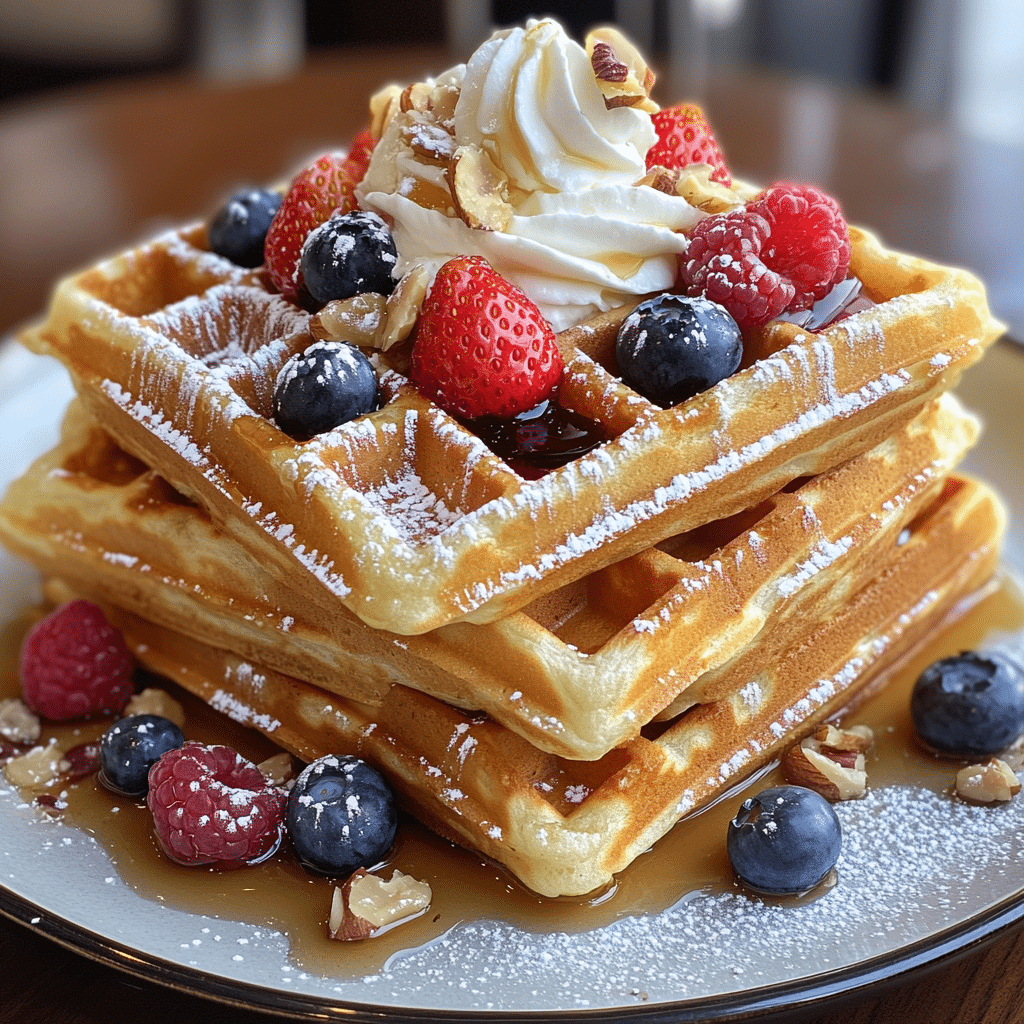 Homemade Belgian Waffles