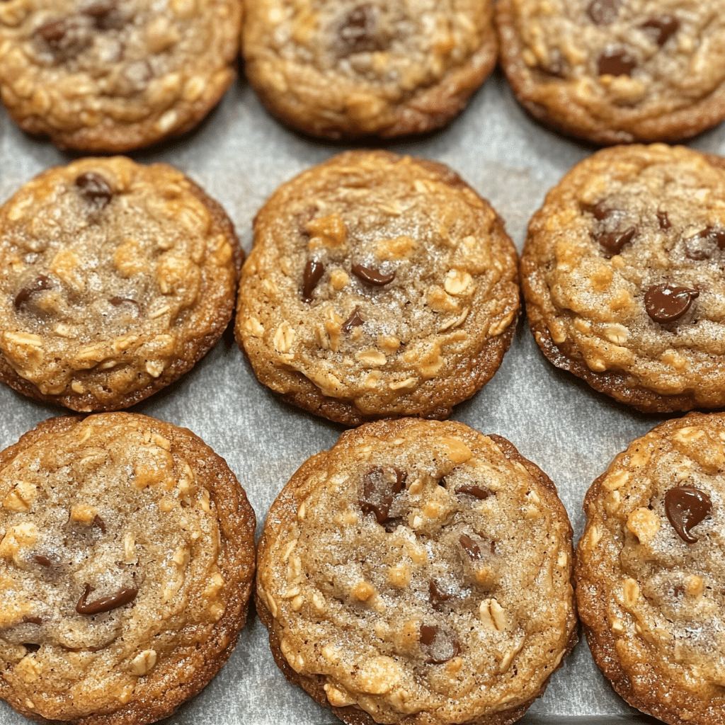 Chocolate Chip Oatmeal Cookies