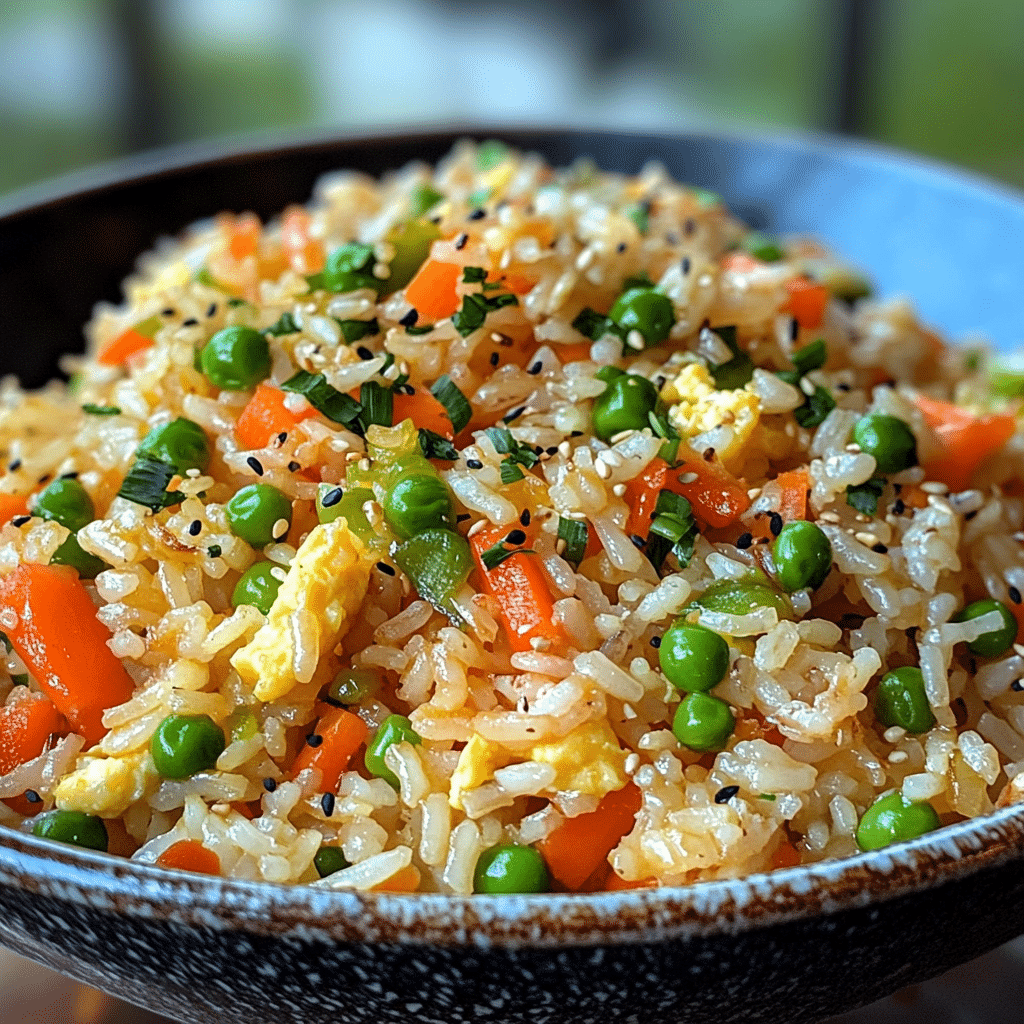 Savory Hibachi Fried Rice with Unique Garlic Butter Twist