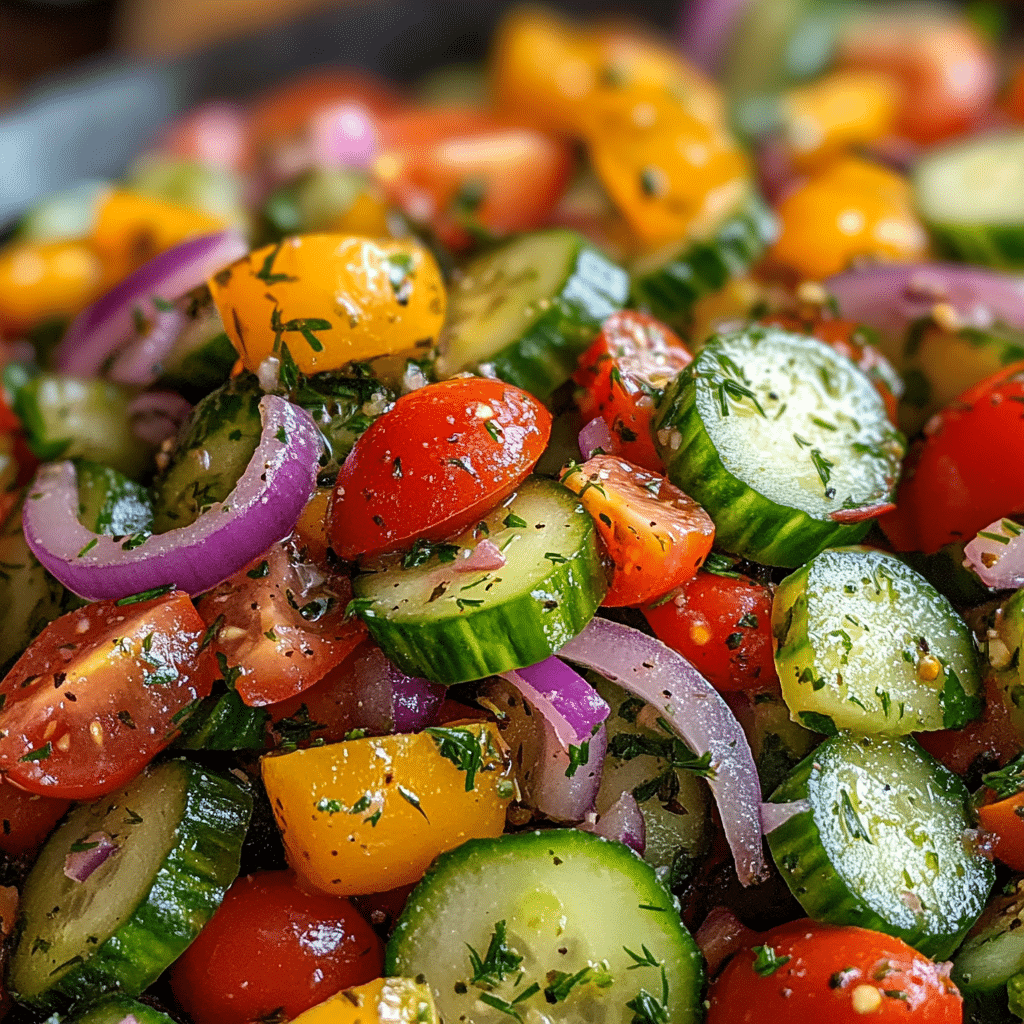 Refreshing Cucumber Salad