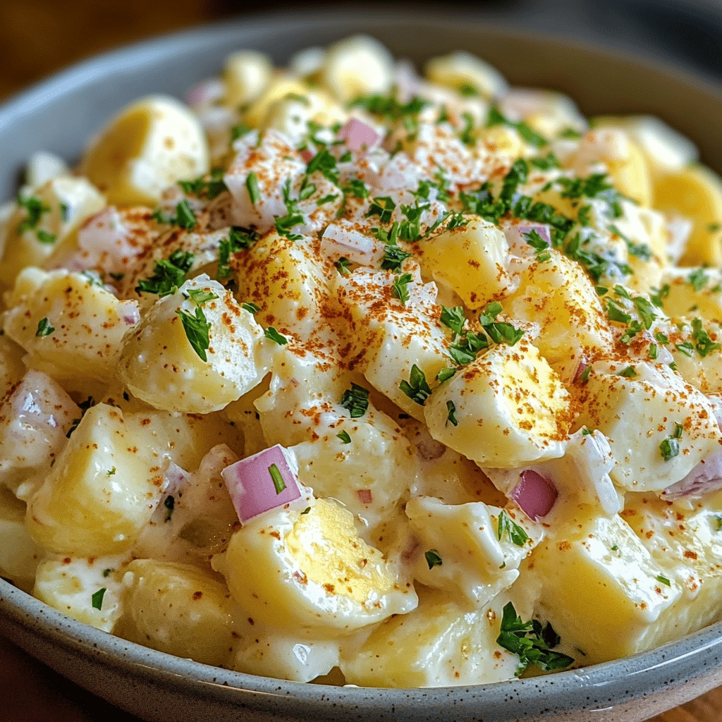 Creamy Potato Salad with Egg