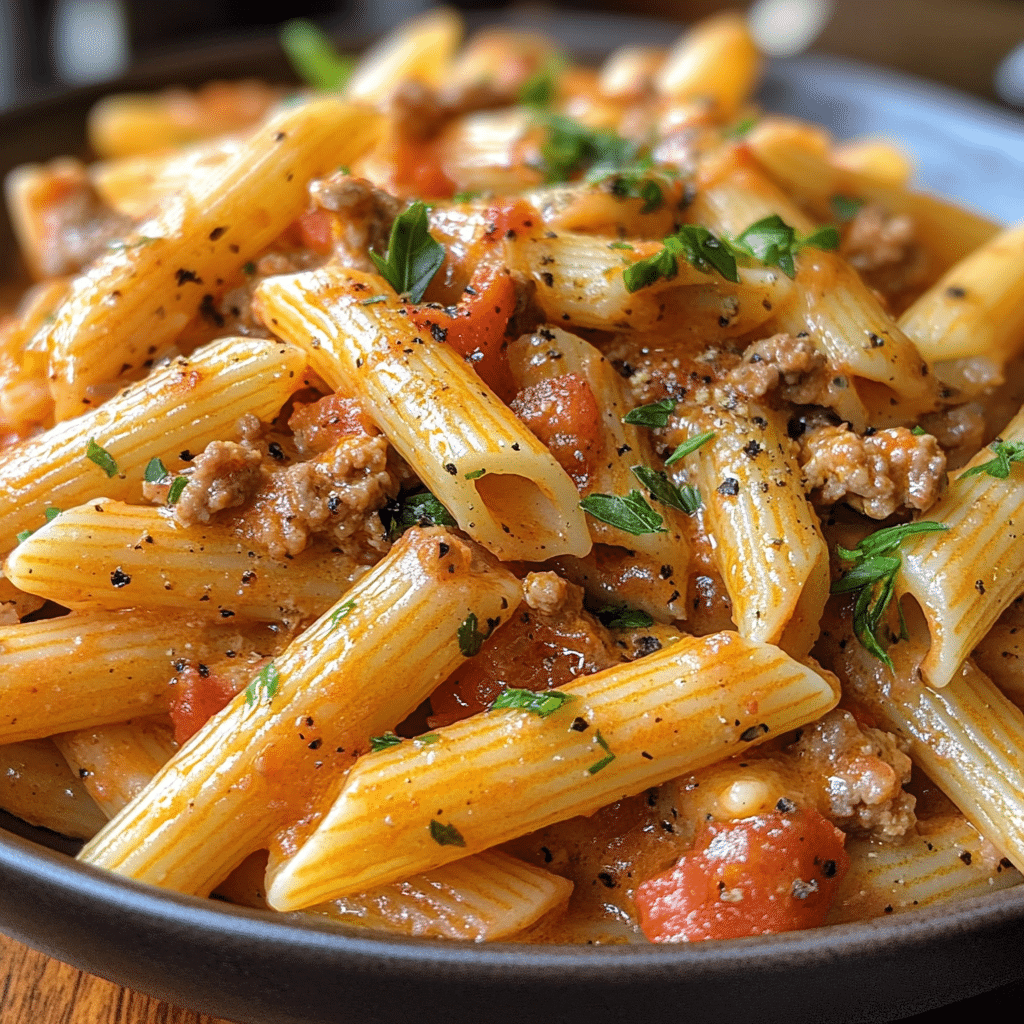 Homemade Sausage Pasta Delight