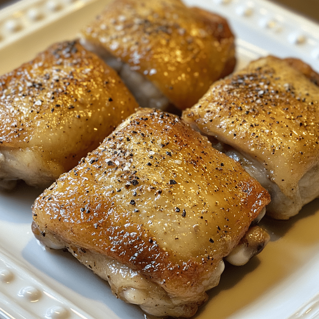 Baked Chicken Thighs