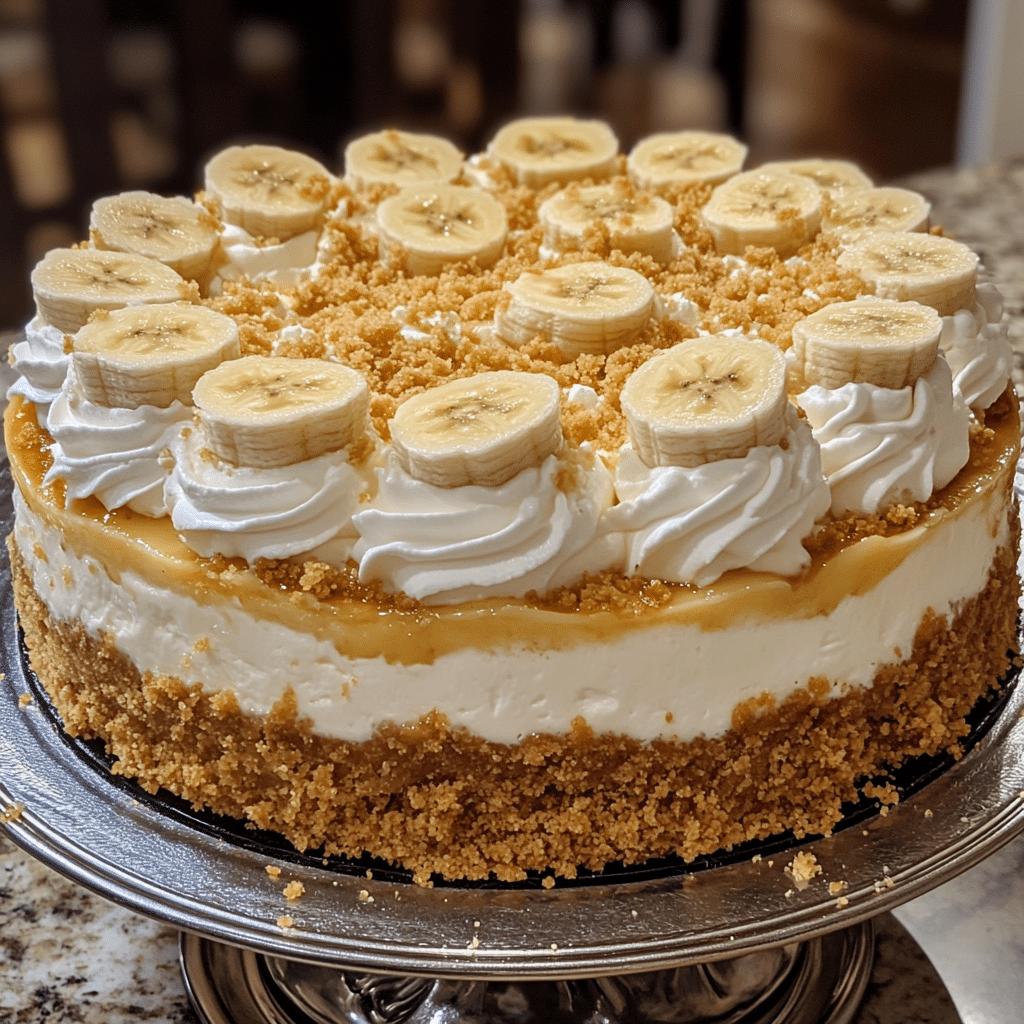 Decadent Banana Pudding Cheesecake Delight