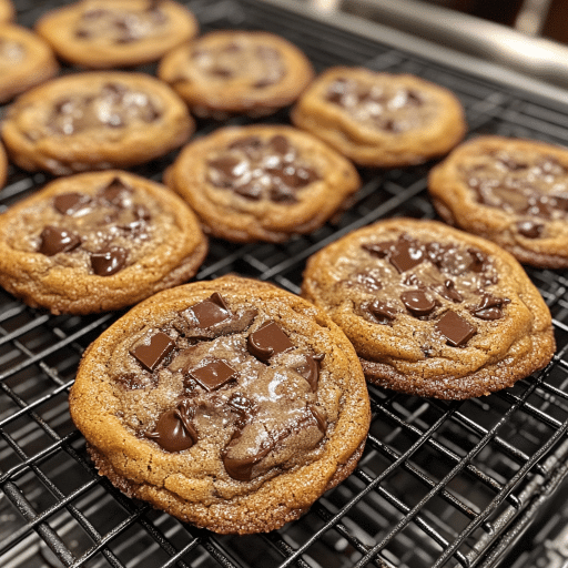 Melted Butter Chocolate Chip Cookies