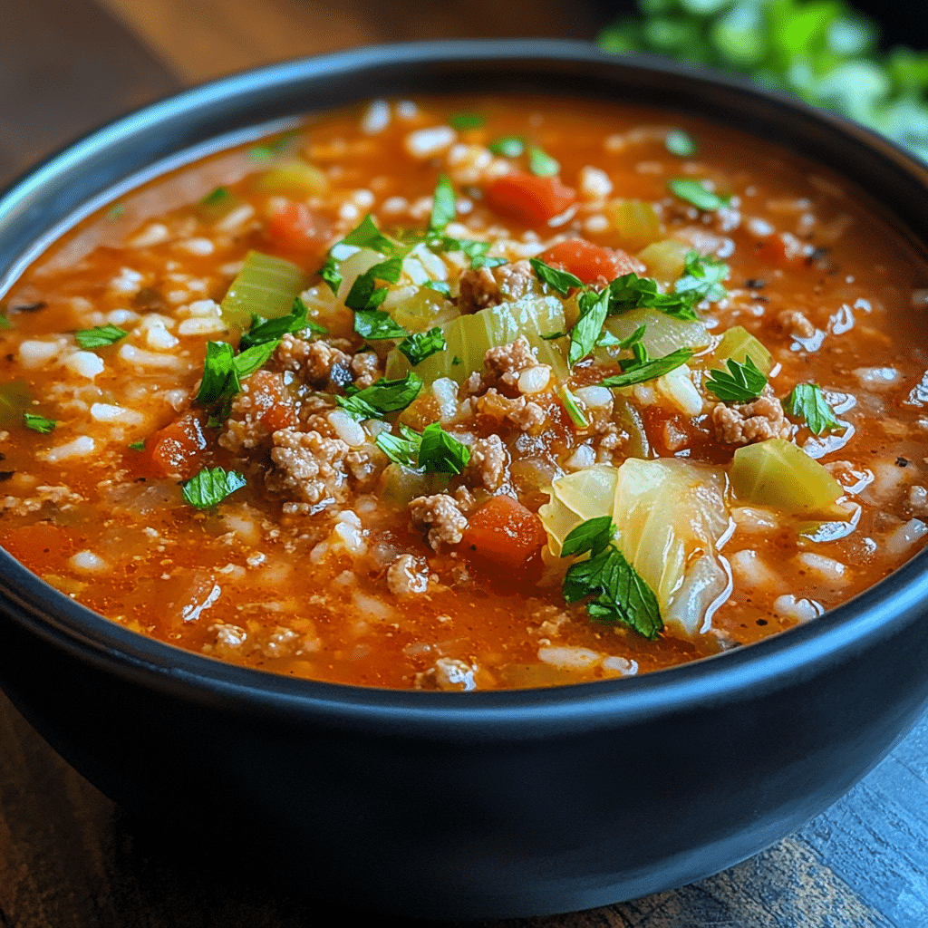 Cabbage Roll Soup