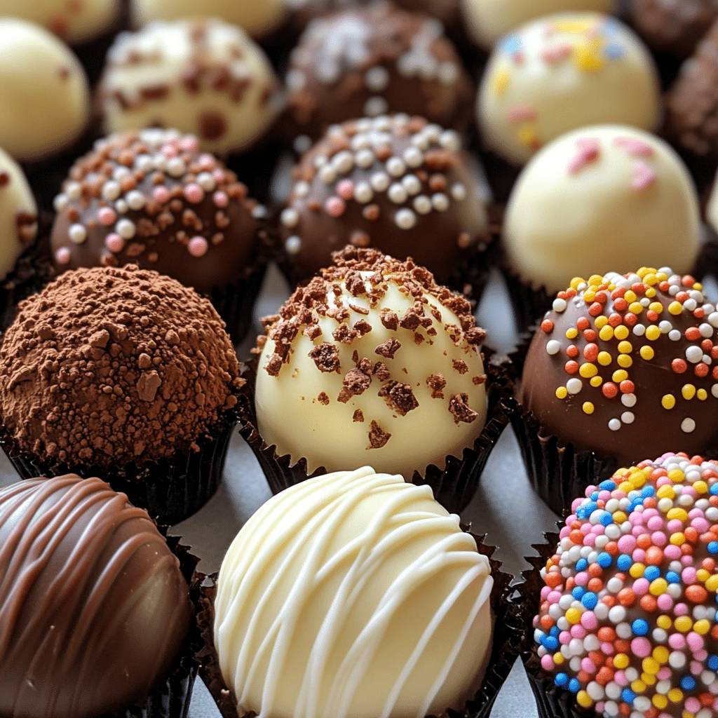 Blissful White Chocolate Truffles