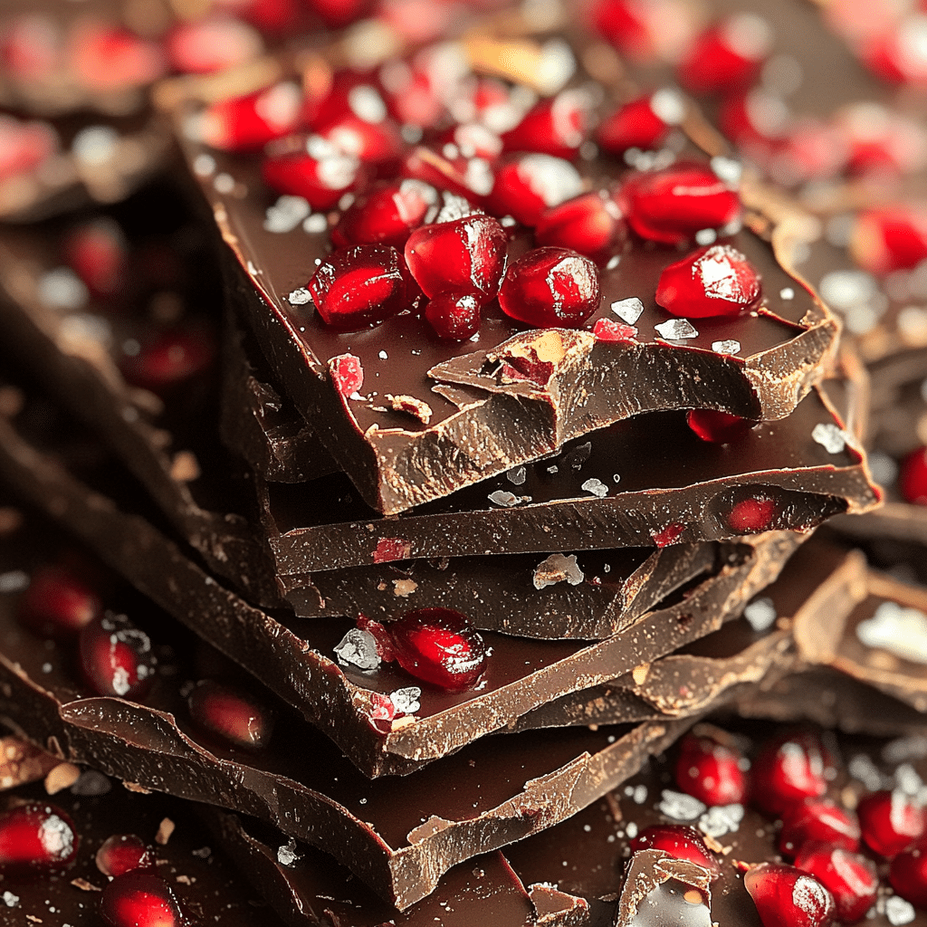 Chocolate Pomegranate Bark