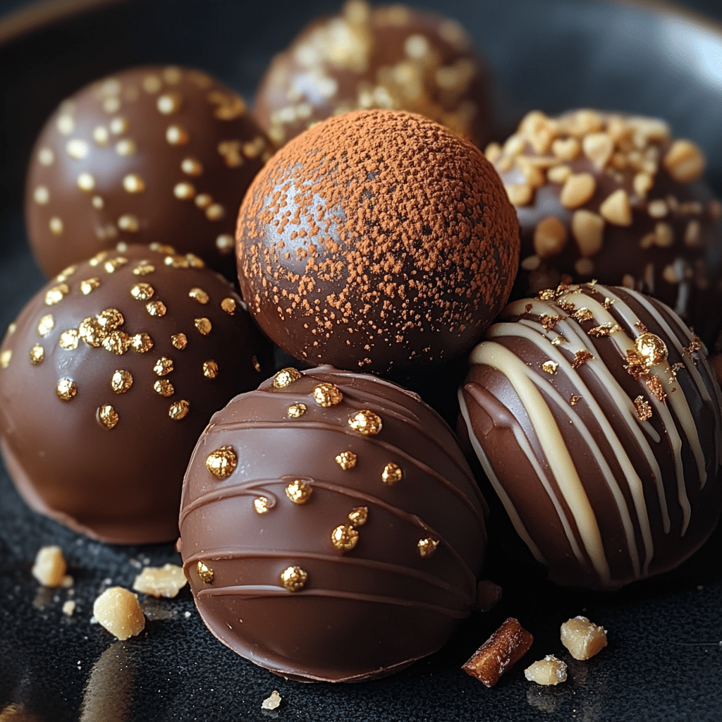 Decadent Champagne Truffles