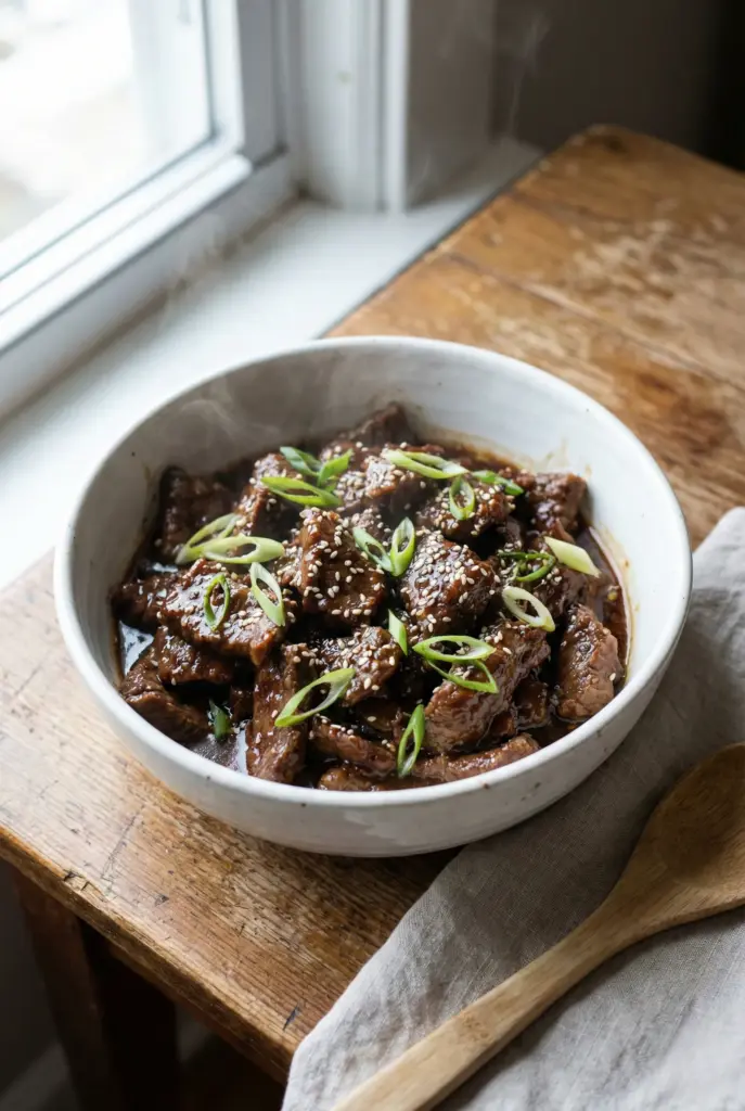 Slow Cooker Mongolian Beef Delight
