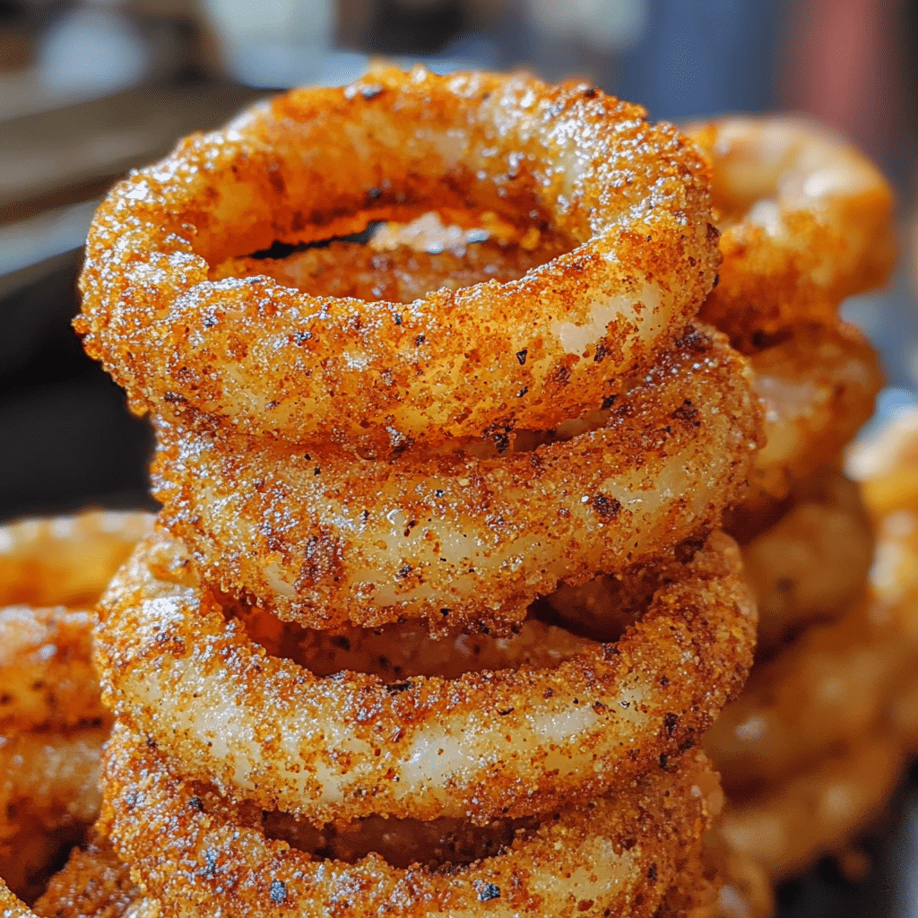 Crispy Air Fryer Onion Rings with Secret Spices