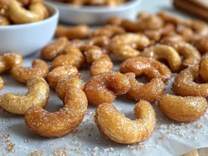 Candied cashews recipe picture