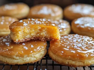 salted caramel biscuits recipe picture