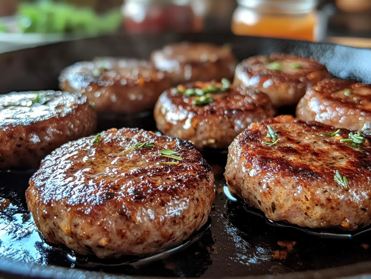 Breakfast maple sausage