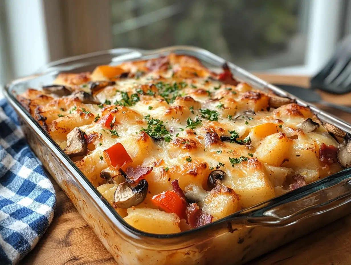 No Egg Breakfast Casserole