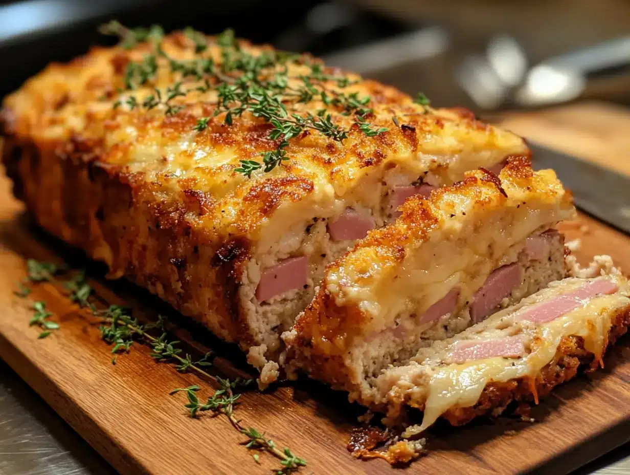 chicken cordon bleu meatloaf