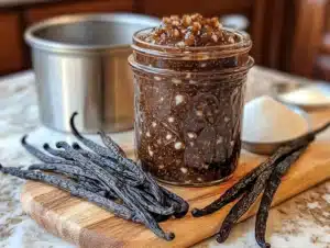 Vanilla Paste Recipe in a jar picture