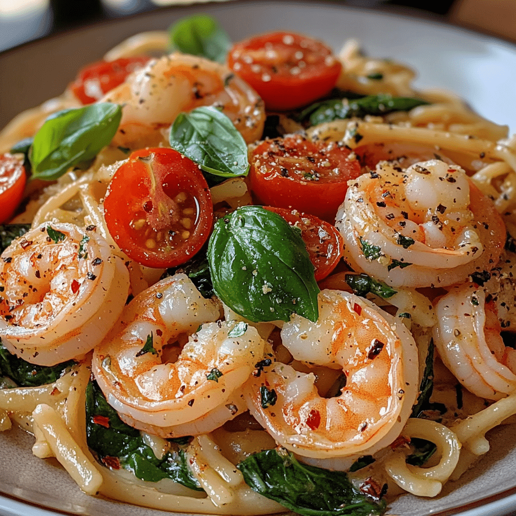 Quick and Healthy Shrimp Pasta