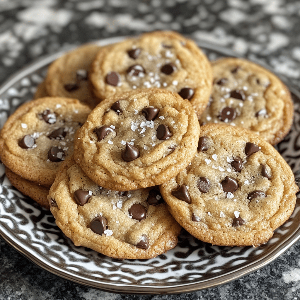 Decadent Sea Salt Chocolate Chip Cookies with Secret Ingredient