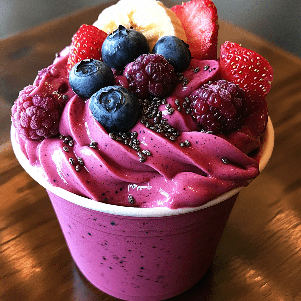 Cottage Cheese Berry Smoothie