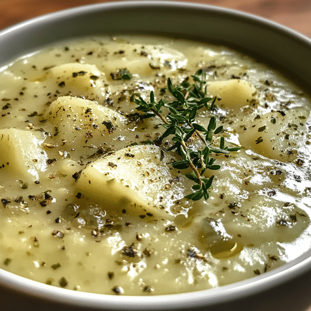 Creamy Potato Leek Soup