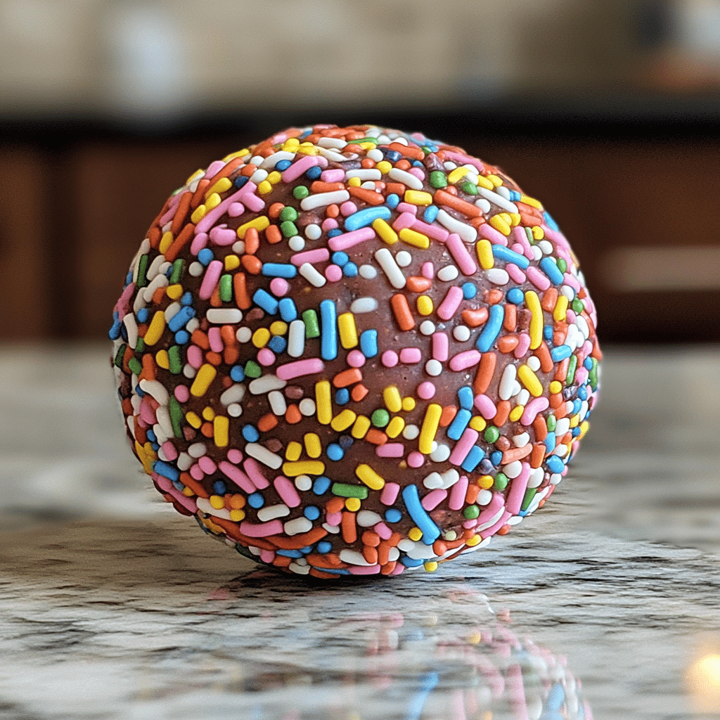 Confetti Cookie Dough Ball