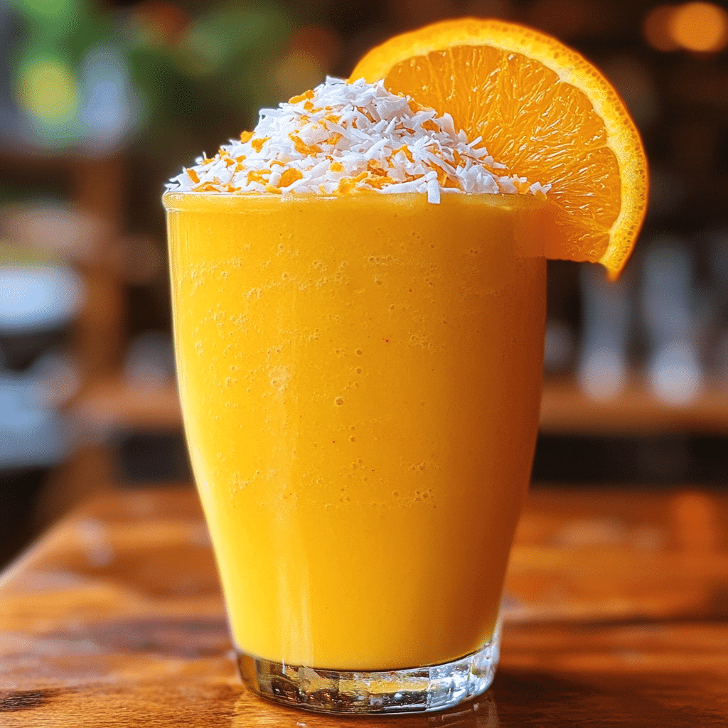 Orange Mango Smoothie